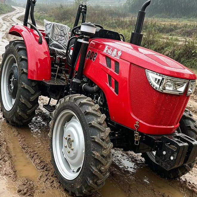 Agriculture Farming Types - Traktor Roda Empat 60HP dengan Rotary