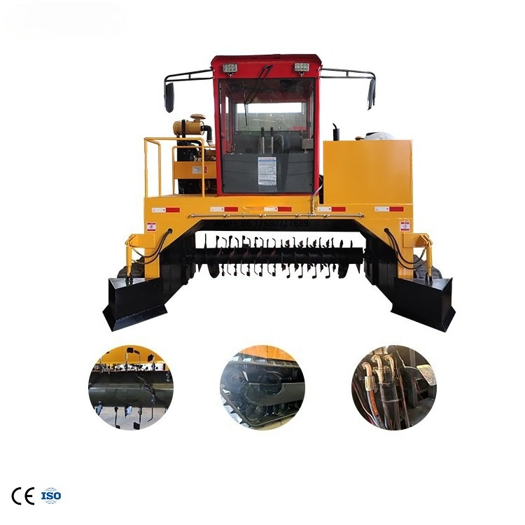 Compost Turner Machine - Mesin Pembuat Kompos Otomatis Mesin Pencampur