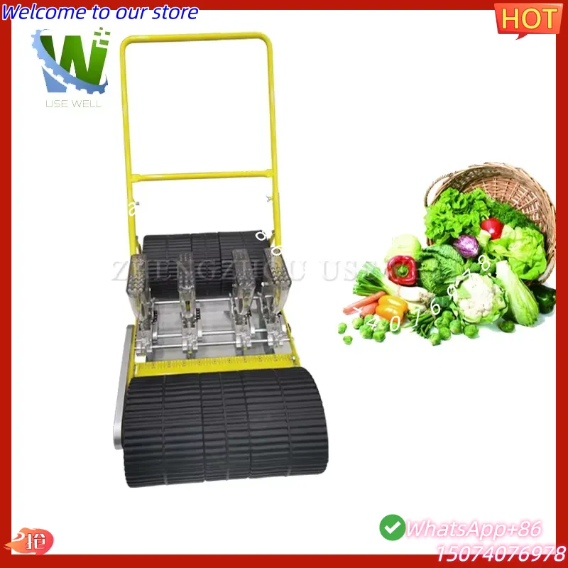 Agriculture Ginger Farming - Mesin Penanam Sayuran Manual Dorong Tangan
