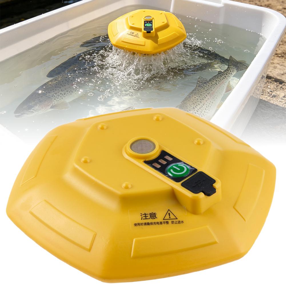 Fish Pond Aerator - Pompa Oksigen Akuarium Nirkabel yang Dapat