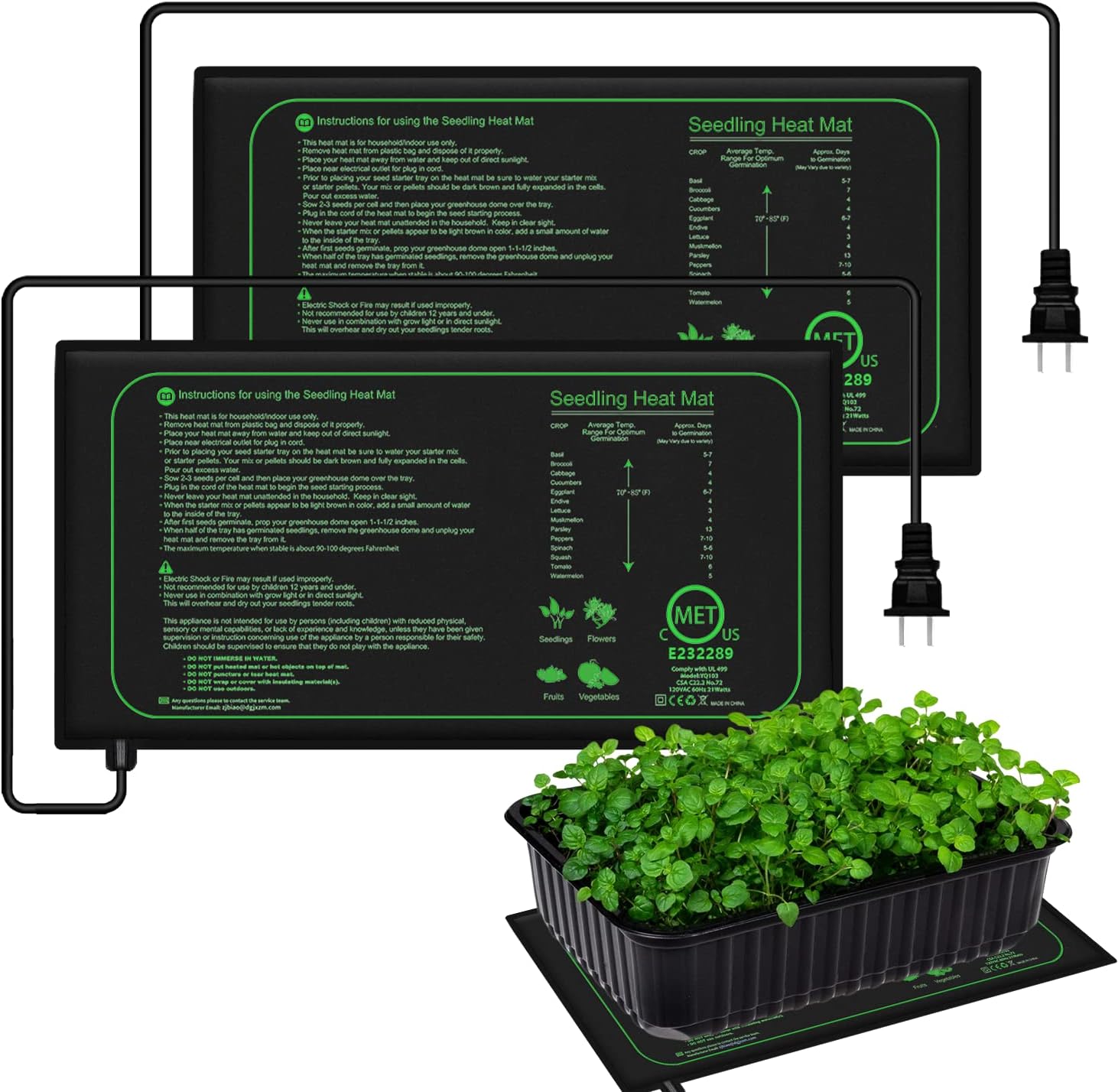 Plant Growth Regulator - 10/25/50CM alas panas bibit tanaman dalam