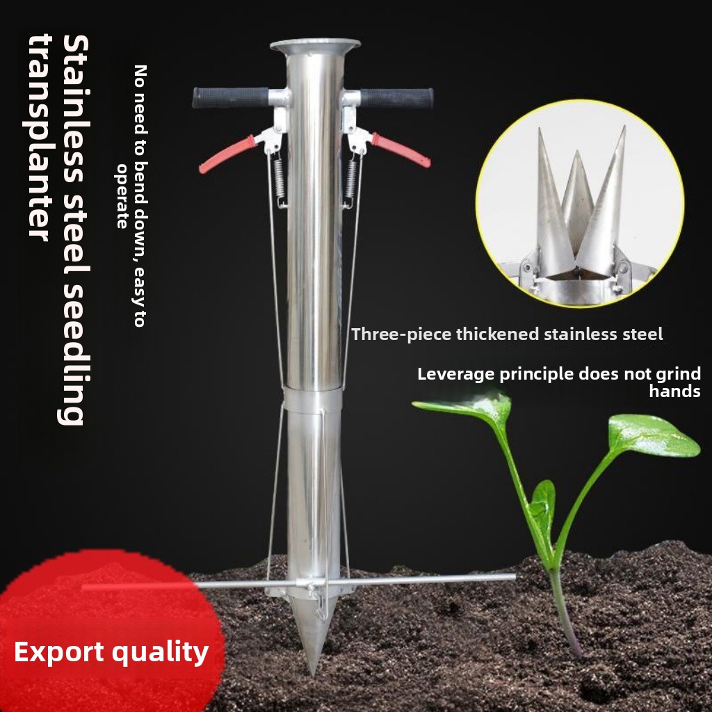 Manual Seeder Hand - Penanam Bibit Sayuran Manual dari Baja