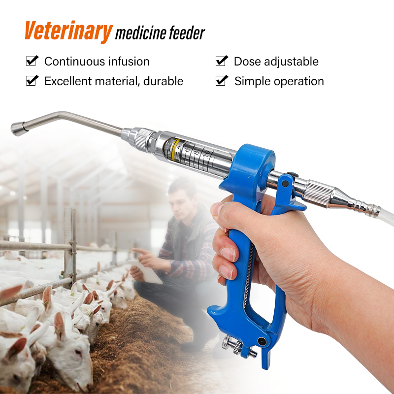 Veterinary Syringe Gun - Pistol Suntik Obat Hewan Ternak Kontinu