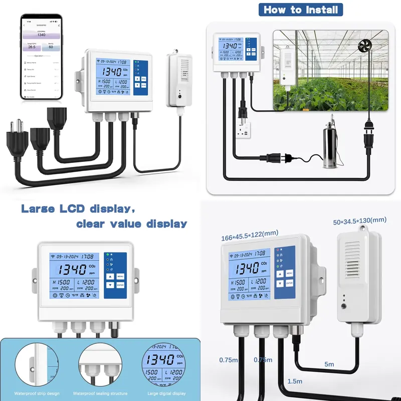 Farming Agriculture & Cooking - Pengontrol Iklim Cerdas Wifi Pengontrol Lingkungan