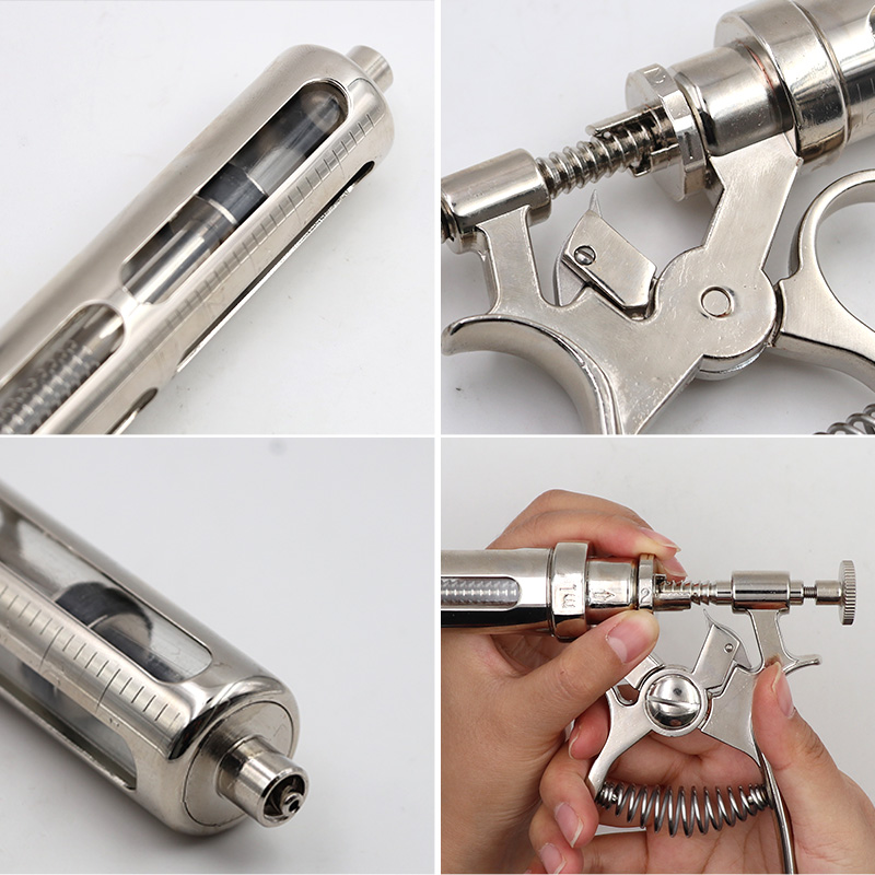 Jarum suntik hewan kambing sap - Veterinary Syringe Gun ulasan dan harga