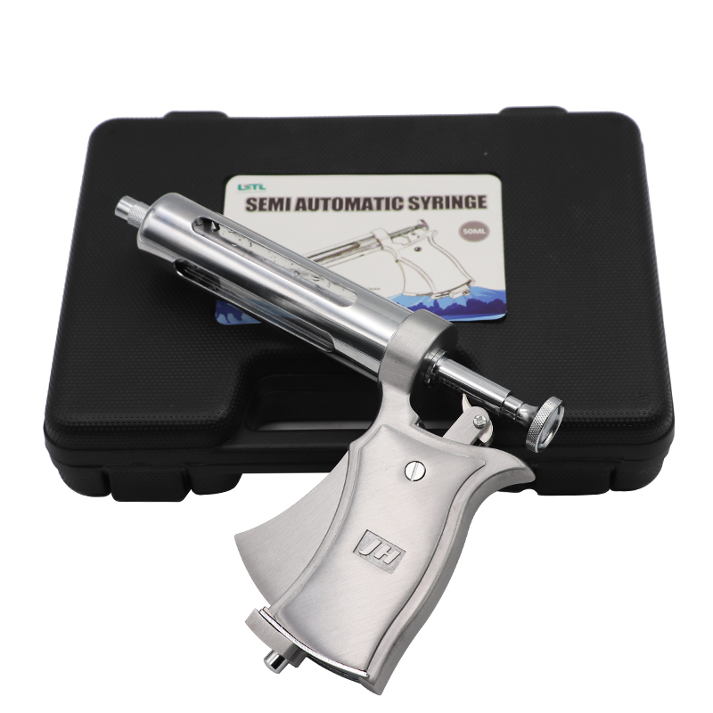 50Ml Pistol Jarum Suntik Konti - Veterinary Syringe Gun ulasan dan harga