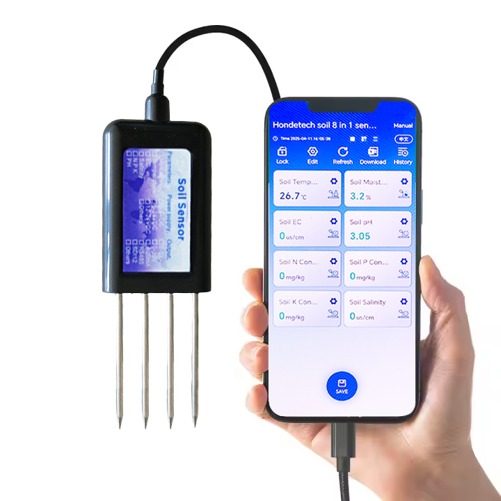 Sensor Penguji Tanah 6 in 1 Lo - Precision Farming Smart Agriculture ulasan dan harga