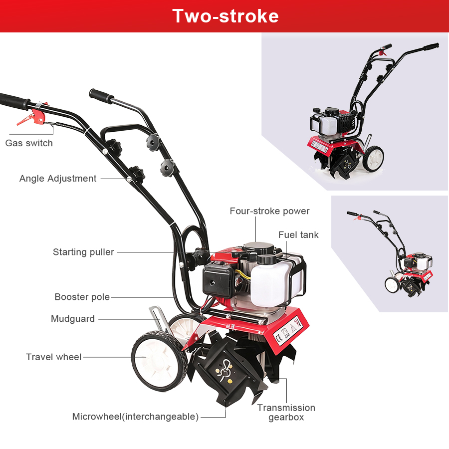 Mesin Pengolah Tanah Mini Tung - Farming Tools For Agriculture ulasan dan harga