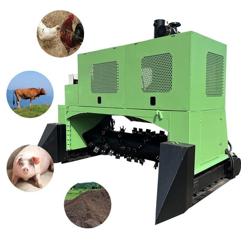 Mesin Pertanian Traktor Mesin  - Compost Turner Machine ulasan dan harga