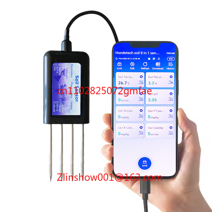Sensor Tester Tanah 6 in 1 Tah - Precision Farming Smart Agriculture ulasan dan harga