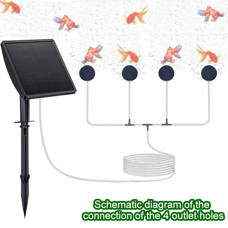 Aerator Kolam Tenaga Surya Pom - Fish Pond Aerator ulasan dan harga