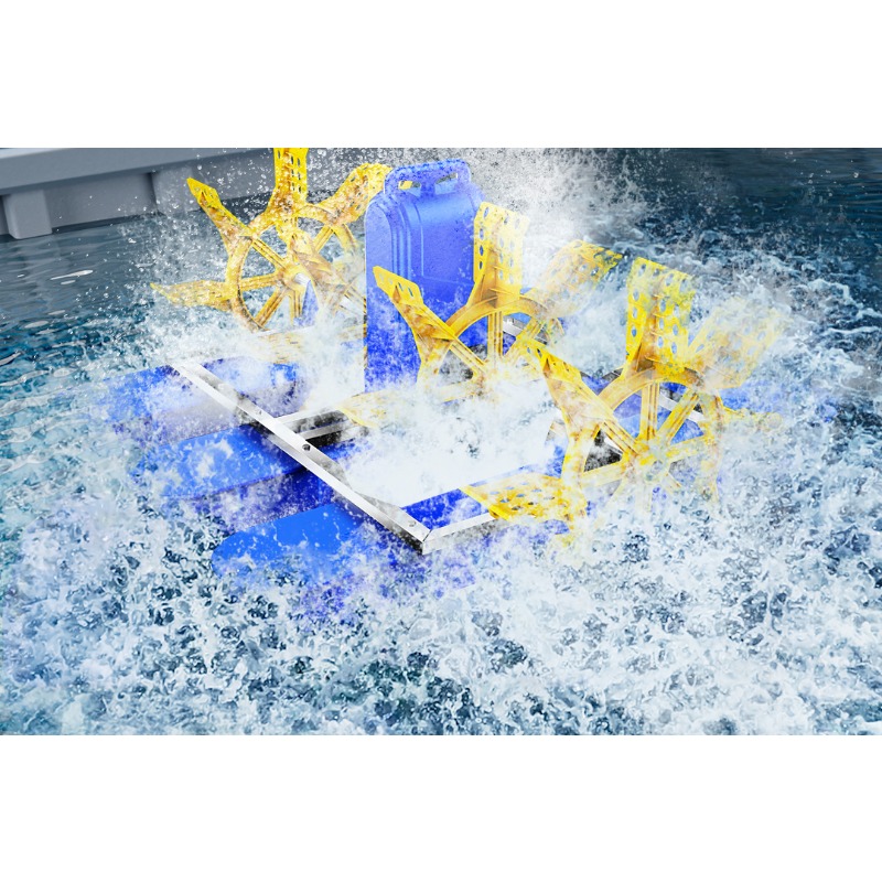Aerator Kolam Ikan Tipe Kincir - Fish Pond Aerator ulasan dan harga