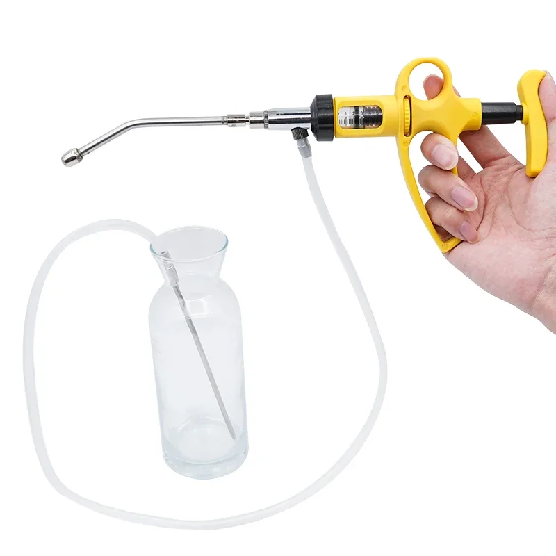 1 Buah 5/10 Ml Jarum Suntik In - Veterinary Syringe Gun ulasan dan harga