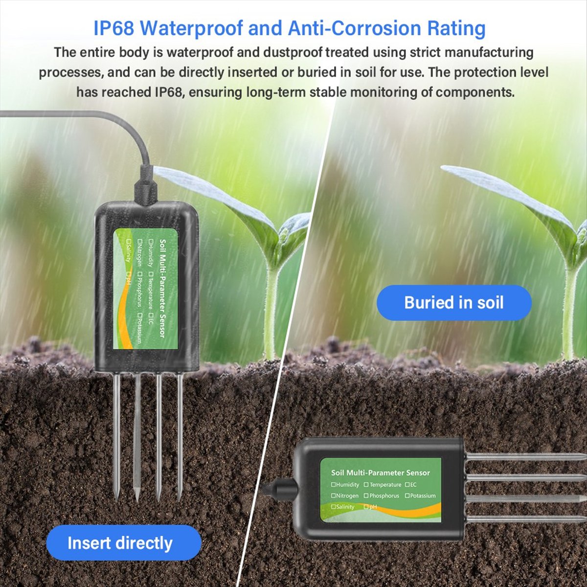 AA86 8in One Sensor Tanah Pert - Precision Farming Smart Agriculture ulasan dan harga