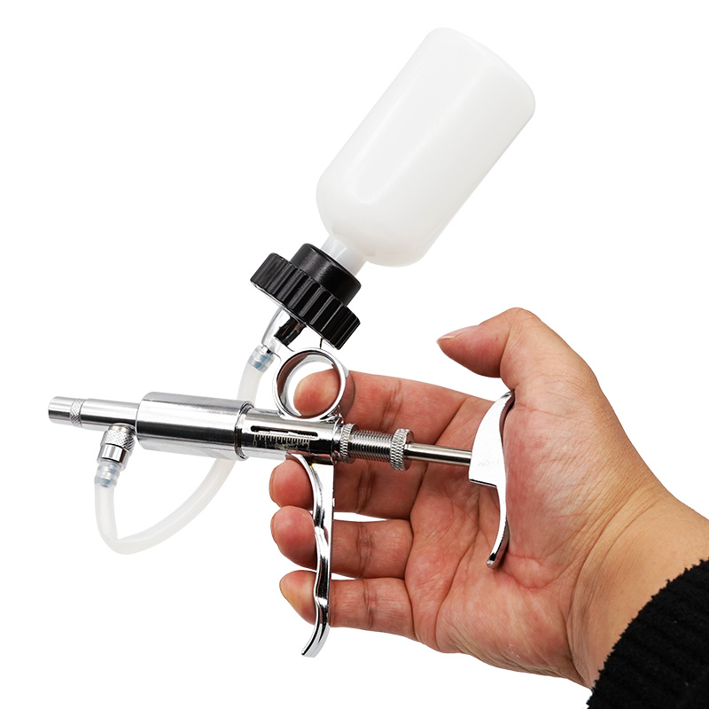 0.5-5Ml Alat Jarum Suntik Teru - Veterinary Syringe Gun ulasan dan harga