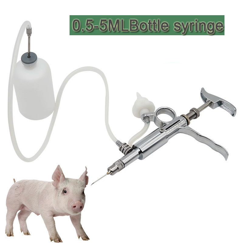 0.5-5Ml Alat Jarum Suntik Teru - Veterinary Syringe Gun ulasan dan harga