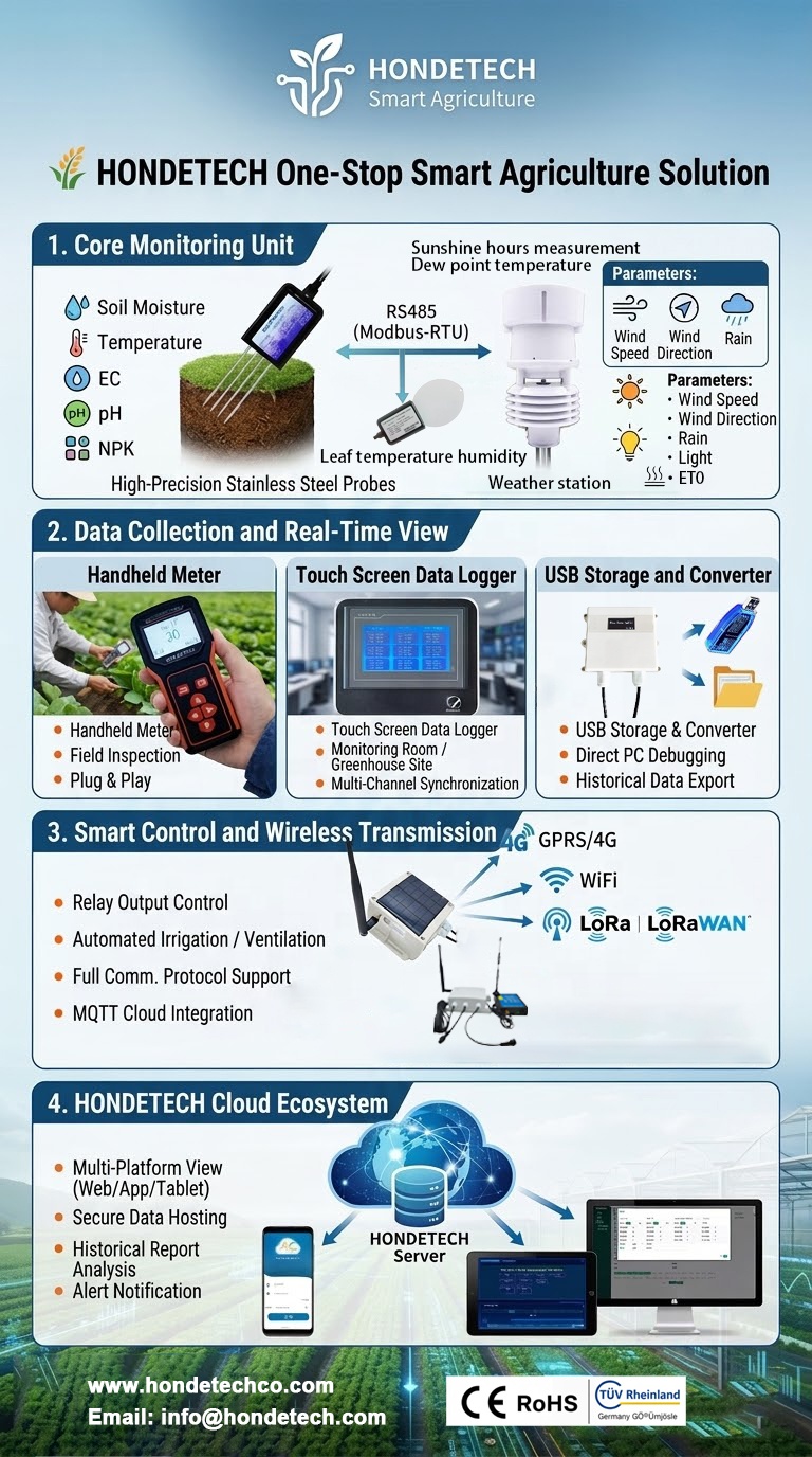 Stasiun Cuaca Pertanian ET0 Wi - Precision Farming Smart Agriculture ulasan dan harga