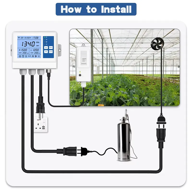 Pengontrol Iklim Cerdas Wifi P - Farming Agriculture & Cooking ulasan dan harga