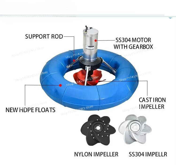 Aerator Kolam Ikan Udang Stain - Fish Pond Aerator ulasan dan harga