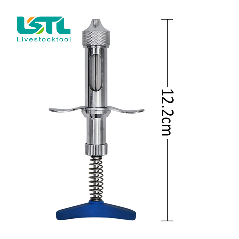 5cc Jarum Ganda Cacar Air Vaks - Veterinary Syringe Gun ulasan dan harga