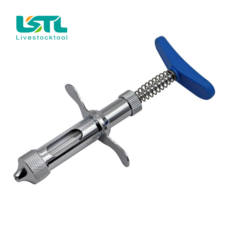 5cc Jarum Ganda Cacar Air Vaks - Veterinary Syringe Gun ulasan dan harga