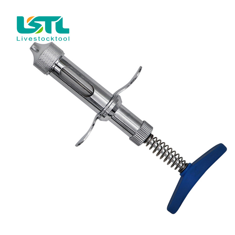 5cc Jarum Ganda Cacar Air Vaks - Veterinary Syringe Gun ulasan dan harga