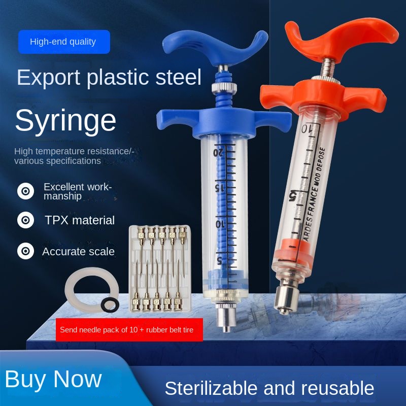 Jarum Suntik Plastik-baja Halu - Veterinary Syringe Gun ulasan dan harga
